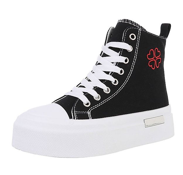 Ital-Design Damen High-Top Freizeit Sneakerboots (88671558) Keilabsatz/Wedg günstig online kaufen