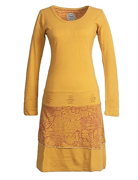 Vishes Jerseykleid Lagenlook Langarm Kleid mit günstig online kaufen