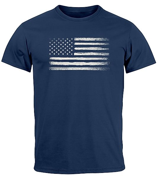 Neverless Print-Shirt Herren T-Shirt USA Flagge günstig online kaufen