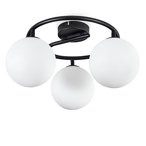 hofstein Deckenleuchte moderne Deckenlampe aus Metall/Glas günstig online kaufen
