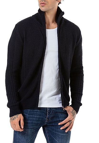 RedBridge Cardigan Herren Strickjacke Cardigan Navyblau M günstig online kaufen