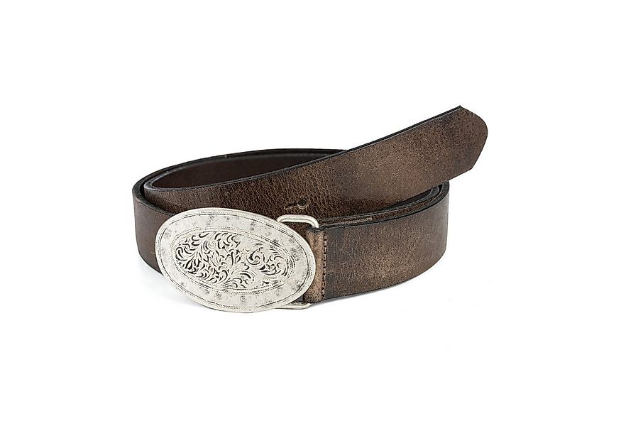 Der Trachtler Ledergürtel mit filigraner Koppelschließe MADE IN GERMANY günstig online kaufen