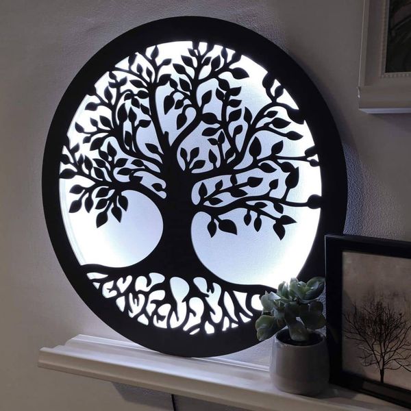 K&L Wall Art LED Wandleuchte LED-Ring günstig online kaufen