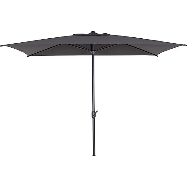 Siena Garden Marktschirm 200 cmx 300 cm Anthrazit mit Kurbelmechanik günstig online kaufen