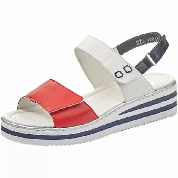 Rieker  Sandalen Sandaletten Rot/weiß/blau V02S7-33 0 günstig online kaufen