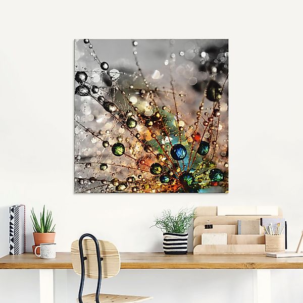 Artland Glasbild Farbenfrohe Natur, Blumen (1 günstig online kaufen