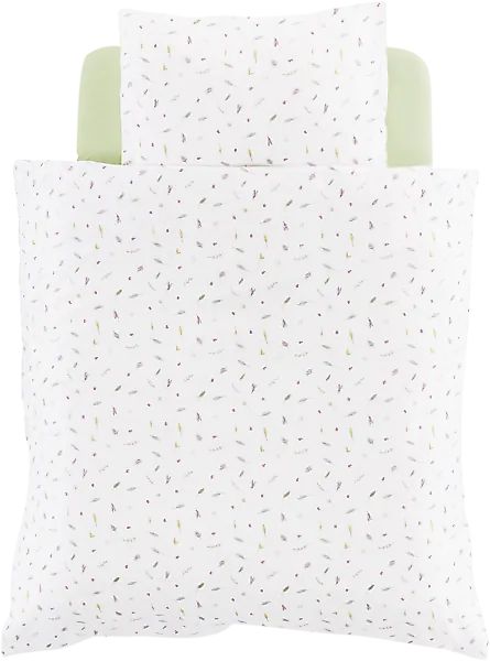 Träumeland Babybettwäsche »Zuhause« 2 Stk. tlg. mit Allover-Print günstig online kaufen