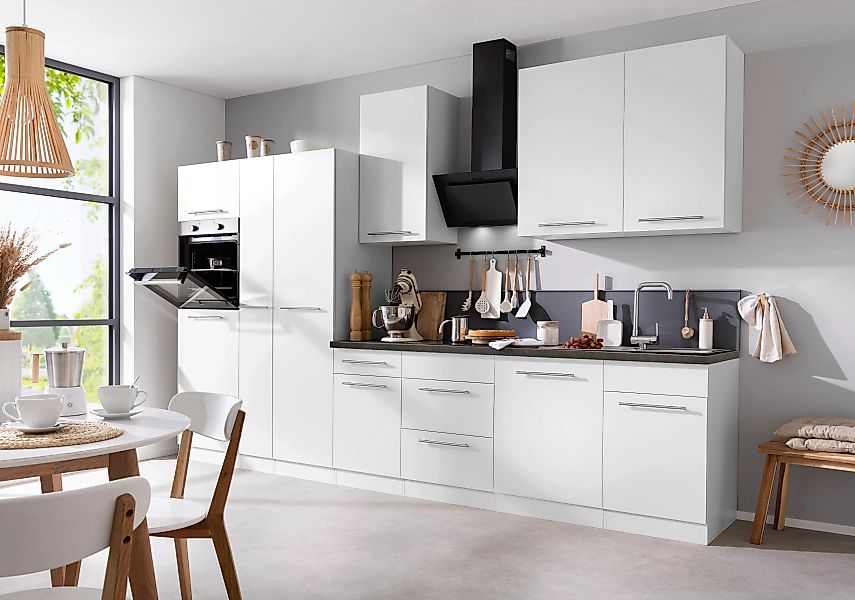 wiho Küchen Küchenzeile »Unna«, mit E-Geräten, Breite 360 cm günstig online kaufen