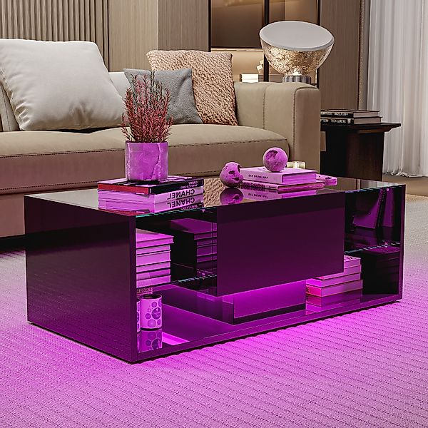 Furnishings Home Couchtisch Ablagetisch LED Beistelltisch günstig online kaufen