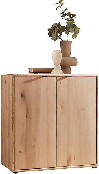 WIEMANN Kommode "Cardiff Sideboard, Wäscheschrank, teilmassiv Bianco-Eiche, günstig online kaufen