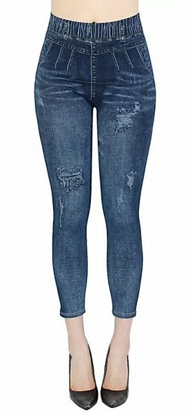 dy_mode 7/8-Jeggings Damen 7/8 Leggings Jeans Optik Capri Jeggings Sommer J günstig online kaufen