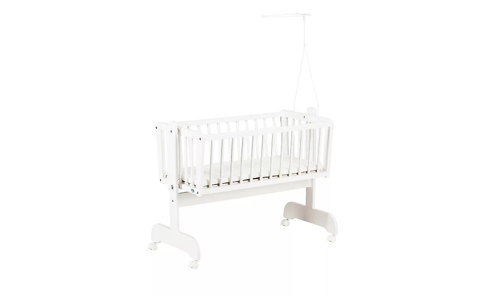 Alvi Wiege   Sina weiß - weiß - 54,5 cm - 83,5 cm - Baby > Babymöbel > Baby günstig online kaufen