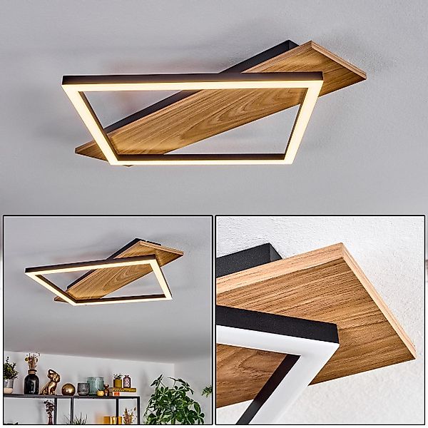hofstein Deckenleuchte Deckenlampe aus Metall/Kunststoff in günstig online kaufen