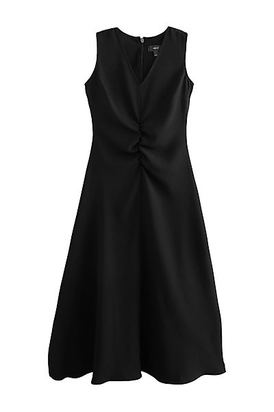 Next Midikleid Ärmelloses Midikleid mit Raffdetails günstig online kaufen
