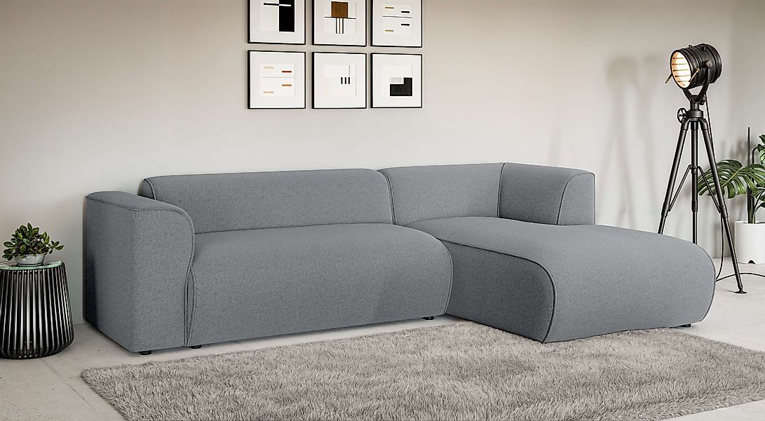 Home affaire Ecksofa »MERID L-Form (257 cm), zeitlos & stilvolles Design,« günstig online kaufen