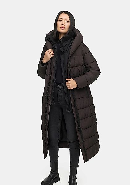 Marikoo Winterjacke "Pakoraa" extra langer Winter Mantel mit abnehmbaren In günstig online kaufen