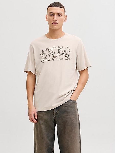 Jack & Jones Kurzarmshirt JJEJEFF LOGO TEE SS SN mit Logoprint günstig online kaufen