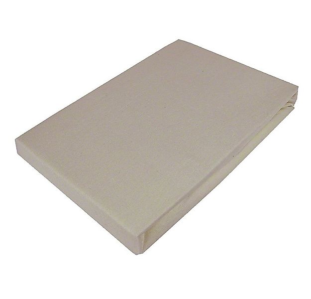 Casa Colori Spannbettlaken Jersey 90/140/180x200 cm Baumwolle Taupe, 100% B günstig online kaufen