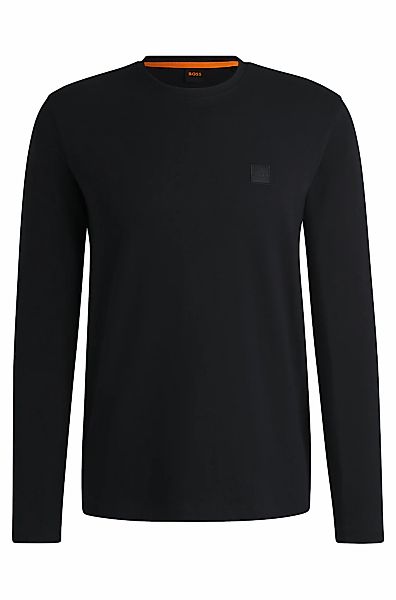 BOSS ORANGE Langarmshirt Tacks mit Markenlogo günstig online kaufen