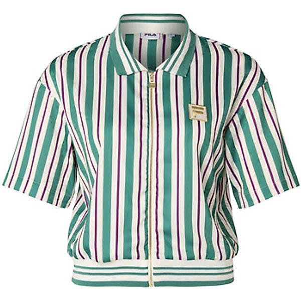 Fila  Poloshirt Polo crop satin full-zip femme  Lassance Striped günstig online kaufen