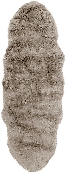 OTTO home Hochflor-Teppich "Valeria Fellteppich kuschelig" fellförmig 60 mm günstig online kaufen