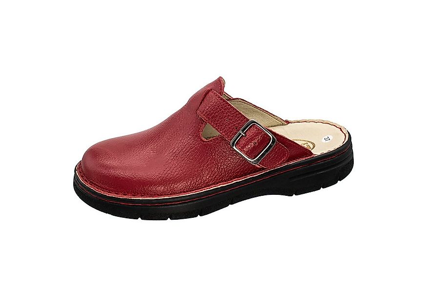 Fischer-Markenschuh Sina Pantolette aus Nappaleder, gepolstertes Lederfußbe günstig online kaufen