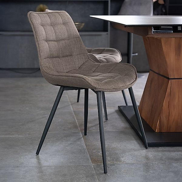HOME DELUXE Esszimmerstuhl Polsterstuhl 2er - 8er Set IKALO (6 St), Gestell günstig online kaufen