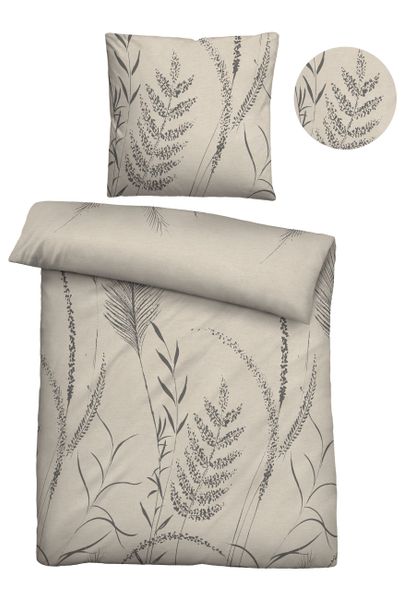 Biberna Bettwäsche "0840518" 2 Stk. tlg. kuschelig warm, samtweich, Melange günstig online kaufen