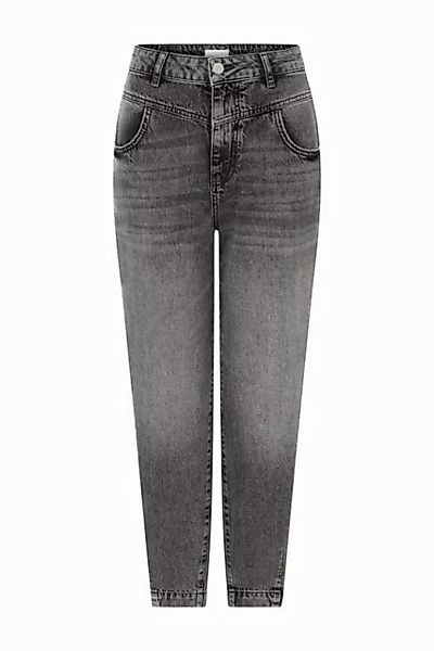 Rich & Royal Stretch-Jeans Slouchy Sustainable Cotton Stone Gr, denim grey günstig online kaufen