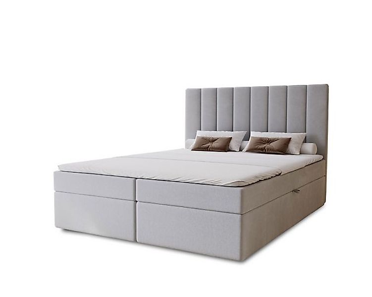 MARPUR Boxspringbett NERO BOX (Boxspringbett mit Bettkasten und Kopfteil, F günstig online kaufen