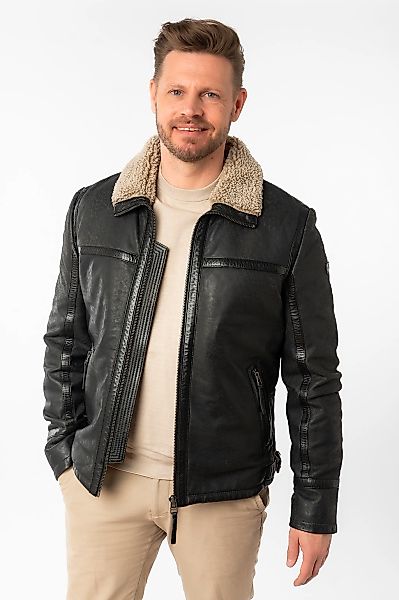Mauritius Lederjacke "MMAlasko" mit Umlegekragen günstig online kaufen