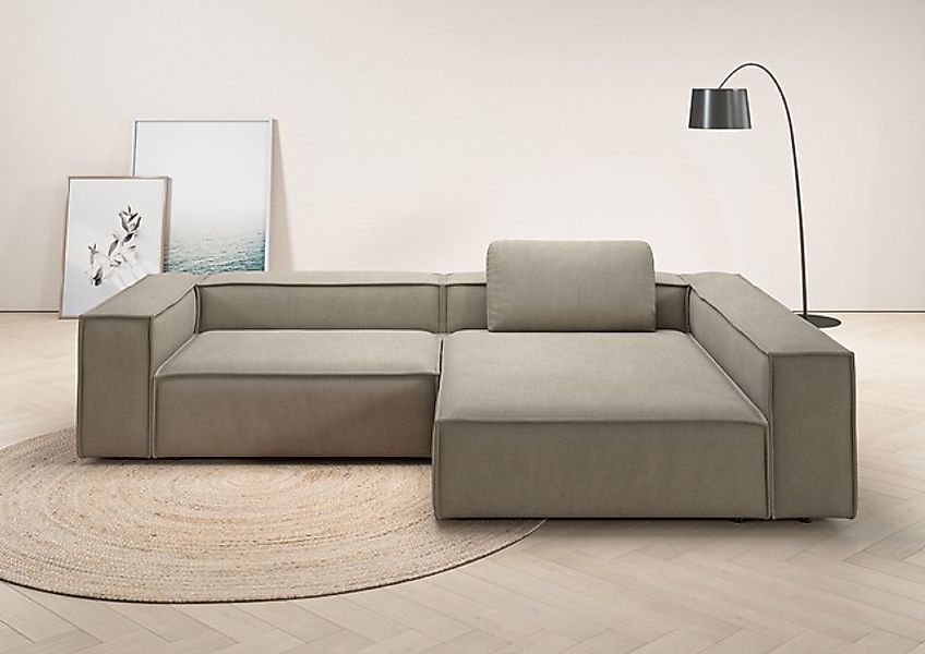 Home affaire Ecksofa »Watertown, moderne XXL L-Form, 306 cm breit« Komforta günstig online kaufen