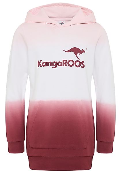 KangaROOS Kapuzensweatshirt, Longsweatshirt mit Farbverlauf Langarm günstig online kaufen