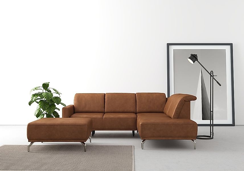 sit&more Ecksofa "Bailando L-Form", wahlweise mit Kopfteilverstellung und V günstig online kaufen