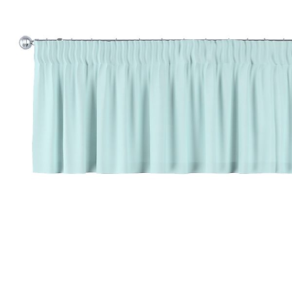 Kurzgardine mit Kräuselband, hellblau, 130 x 40 cm, Cotton Panama (702-10) günstig online kaufen