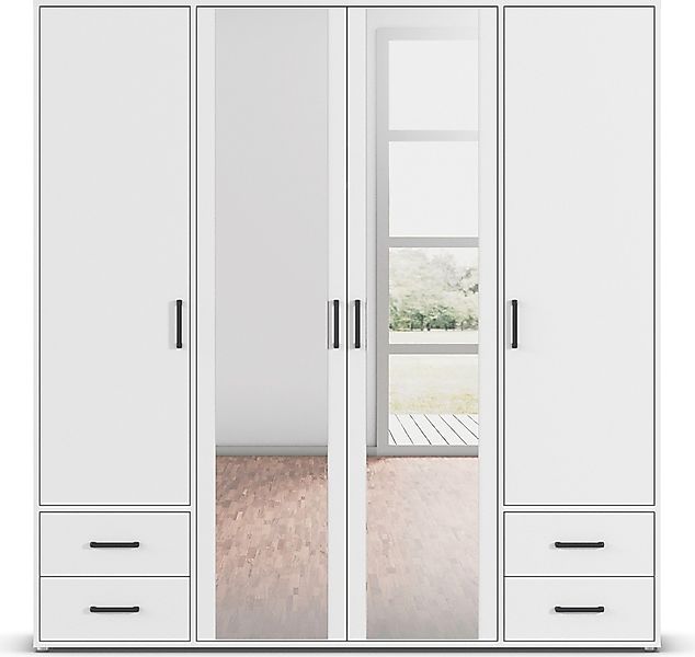 rauch Drehtürenschrank »Voyager«, (in 3 verschiedenen Ausstattungen BASIC/C günstig online kaufen
