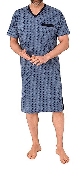 Normann Pyjama Normann Herren kurzarm Nachthemd – auch in Übergröße günstig online kaufen
