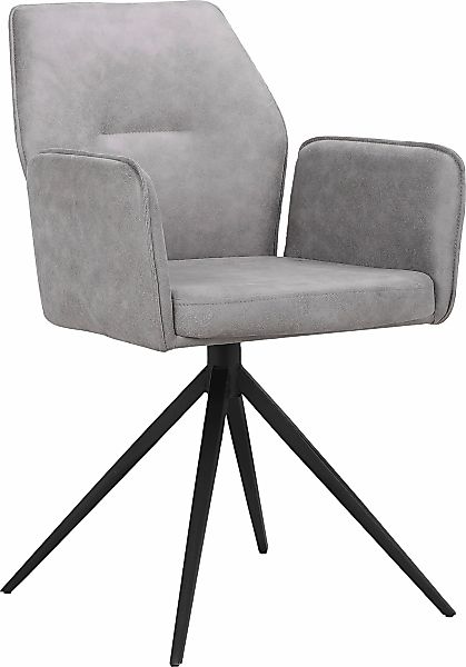 PLACES OF STYLE Esszimmerstuhl "Ozias" () 2 Stk. Microfaser Sitz und Rücken günstig online kaufen