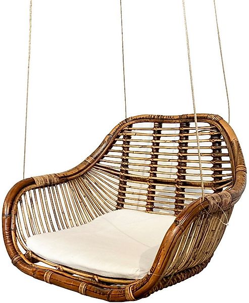 Van der Leeden Hängesessel Hängeschaukel Stuhl Rattan Braun Dunkel Korb 66x günstig online kaufen