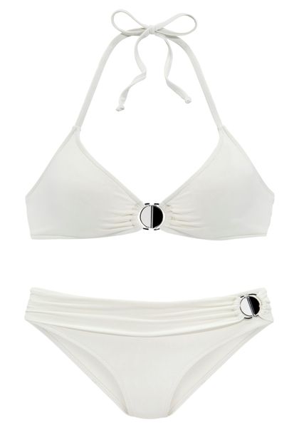JETTE Triangel-Bikini mit Zier-Accessoires günstig online kaufen