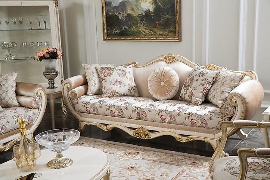 JVmoebel Sofa 3 Sitzer Sofas Dreisitzer Polster Wohnzimmer Klassisches Möbe günstig online kaufen