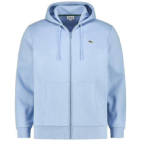 LACOSTE Kapuzenjacke mit Biobaumwolle Farbe hellblau Größe: 3XL günstig online kaufen