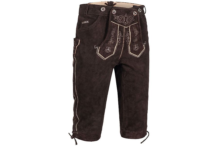 PAULGOS Trachtenhose Herren Lederhose Kniebund mit Trägern 100% Echtleder günstig online kaufen