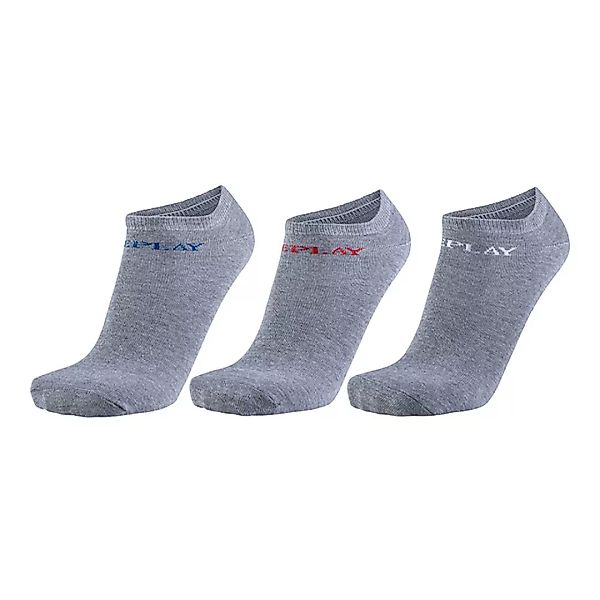 Replay In Liner Socken 3 Paare EU 35-38 Grey Melange / Logo Ass Colours günstig online kaufen