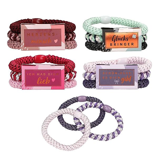 Depesche Badaccessoire-Set LOVIES 1x Haargummi Set günstig online kaufen