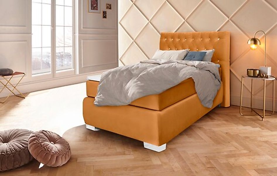 Leonique Boxspringbett »Rumba«, Taschenfederkern-Matratze in Härtegrad 3, i günstig online kaufen