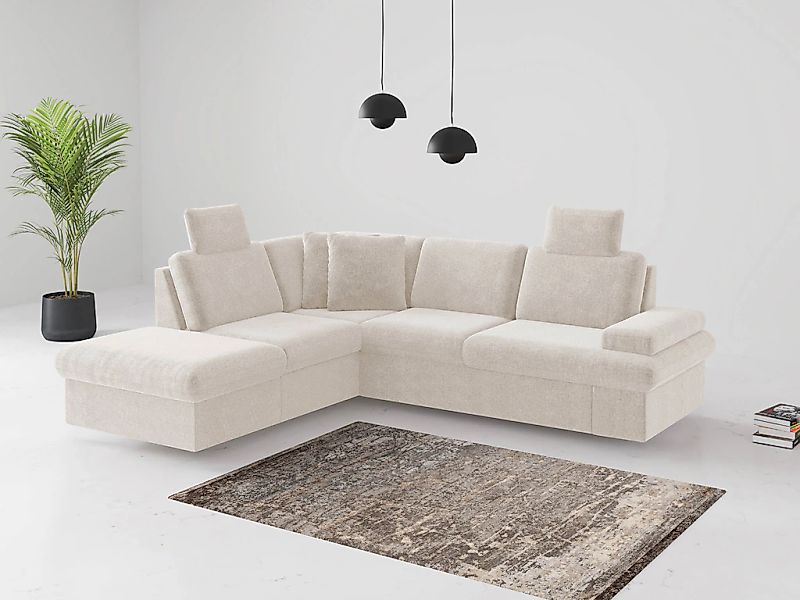 sit&more Ecksofa "Moreno", mit Armteilverstellung,wahlweise mit Bettfunktio günstig online kaufen