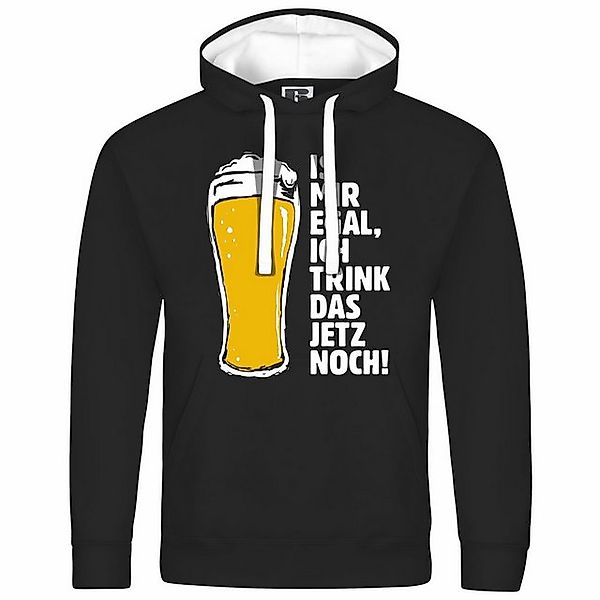 deinshirt Kapuzenpullover Herren Kapuzenpullover Is mir egal ich trink das günstig online kaufen