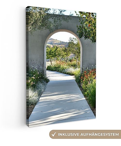 OneMillionCanvasses® Leinwandbild Durchblick - Weg - günstig online kaufen