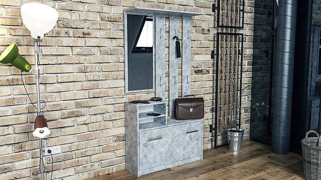 TOPESHOP Garderoben-Set Traumgarderobe: Kleiderschrank, Garderobenständer & günstig online kaufen